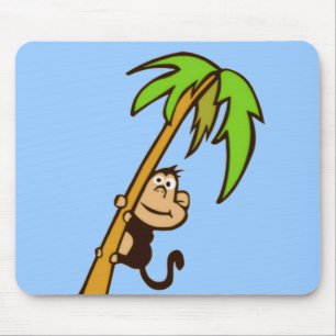 Monkey Up a Tree Mouse Pad
