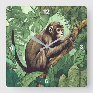Monkey Wall Clock