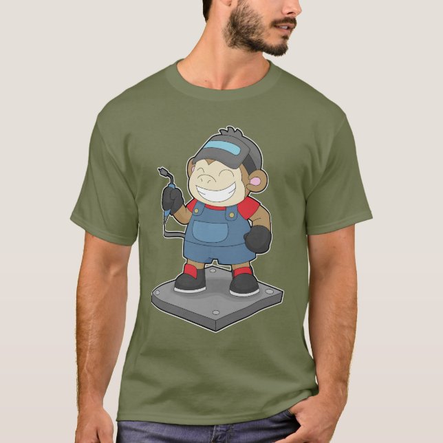 Monkey Welder T-Shirt (Front)