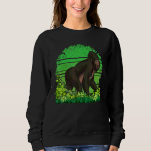 Monkey  Wildlife Gorilla  Ape Retro Gorilla Sweatshirt
