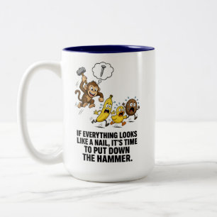 Monkey With a Hammer Mug