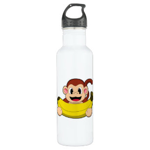 Monkey with Banana 710 Ml Water Bottle