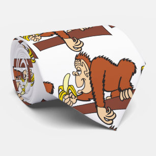 monkey with banana tie