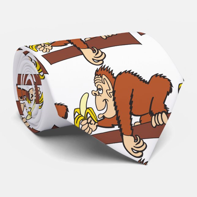 monkey with banana tie (Rolled)