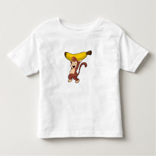 Monkey with Banana Toddler T-Shirt
