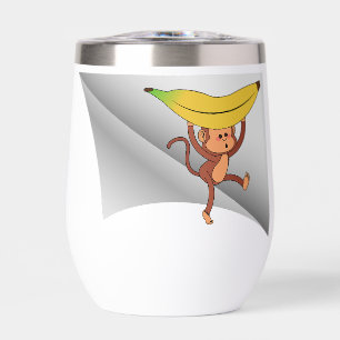 monkey with banana under the patch