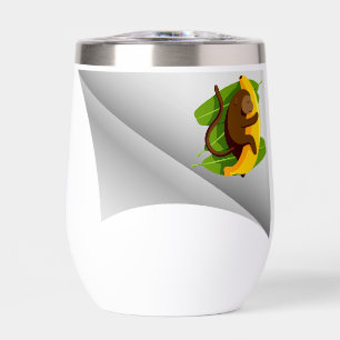 monkey with banana under the patch