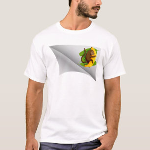 monkey with banana under the patch T-Shirt
