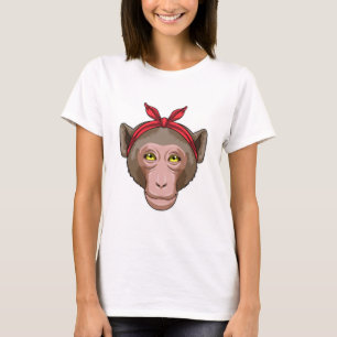 Monkey with Bandana T-Shirt