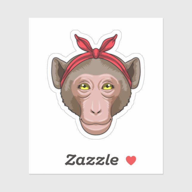 Monkey with Bandanna (Sheet)