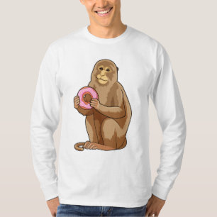 Monkey with Donut T-Shirt