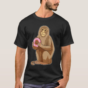 Monkey with Donut T-Shirt