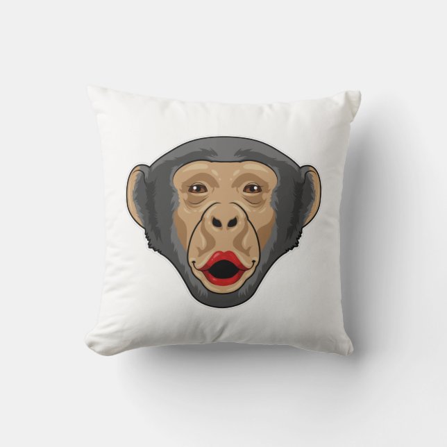 Monkey with Kiss mouth Cushion (Front)
