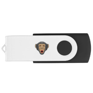 Monkey with Kiss mouth USB Flash Drive