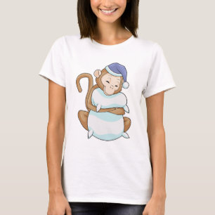 Monkey with Pillow & Sleepyhead T-Shirt