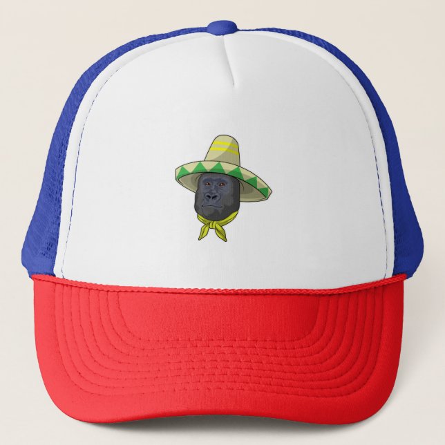 Monkey with Straw hat (Front)