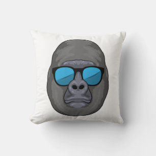 Monkey with Sunglasses Cushion