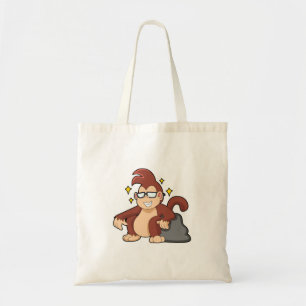 Monkey with Sunglasses Tote Bag