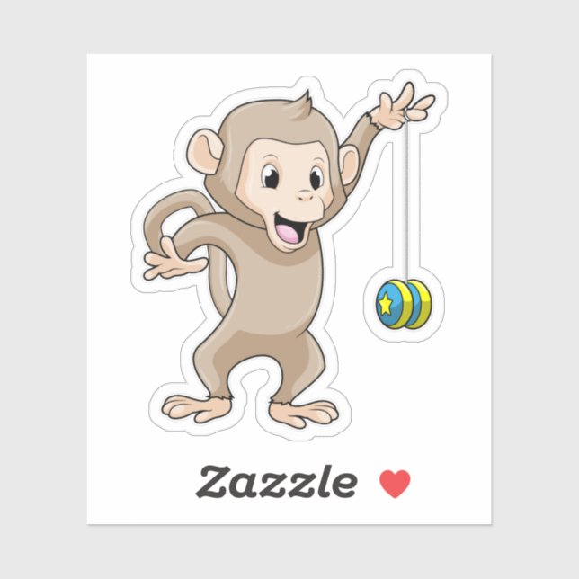 Monkey with Yo-yo (Sheet)