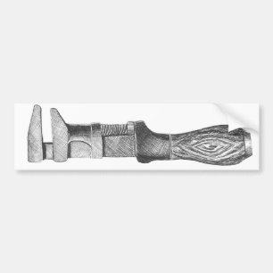 Monkey Wrench Bumper Sticker