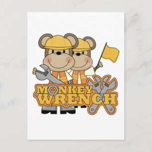 Monkey Wrench T-shirts and Gifts Postcard
