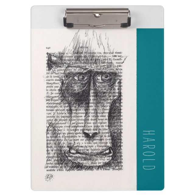 Monkey Year 2016 Personalised Clipboard (Front)