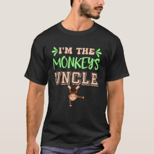 Monkey Zoo Animal Family Uncle T-Shirt