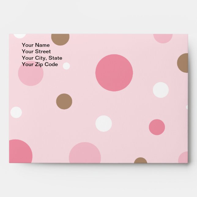 Monkey Zoo Pink Envelope (Front)