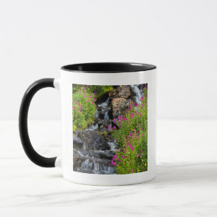 Monkeyflowers Along Lunch Creek In Glacier Mug