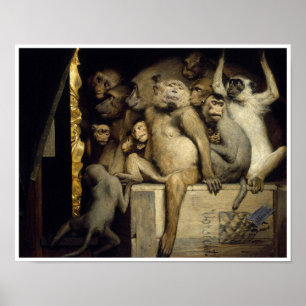 Monkeys as Art Critics Poster