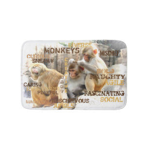 Monkeys Bath Mat