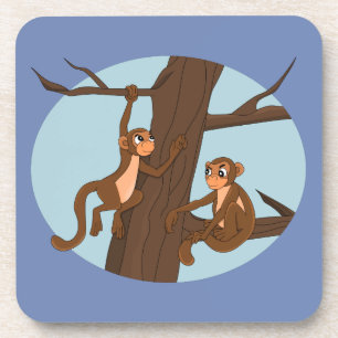 Monkeys climbing the tree coaster