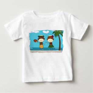 Monkeys Enjoying Vacation In Hawaii Infant T-shirt