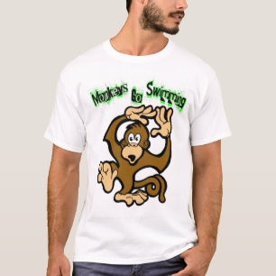 Monkeys Go Swimming T-Shirt