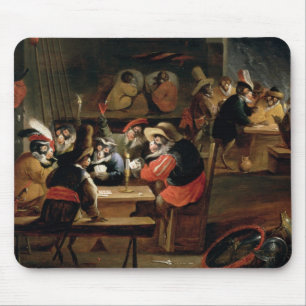 Monkeys in a Tavern, detail of the card game Mouse Pad