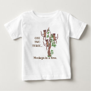 Monkeys in a Tree Baby Fine Jersey T-Shirt