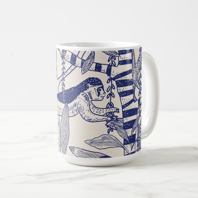 Monkeys in the Jungle Coffee Mug (Front Right)