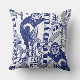 Monkeys in the Jungle Cushion