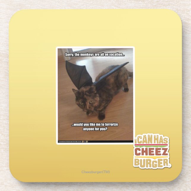 Monkeys on vacation coaster (Front)