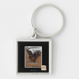 Monkeys on vacation key ring