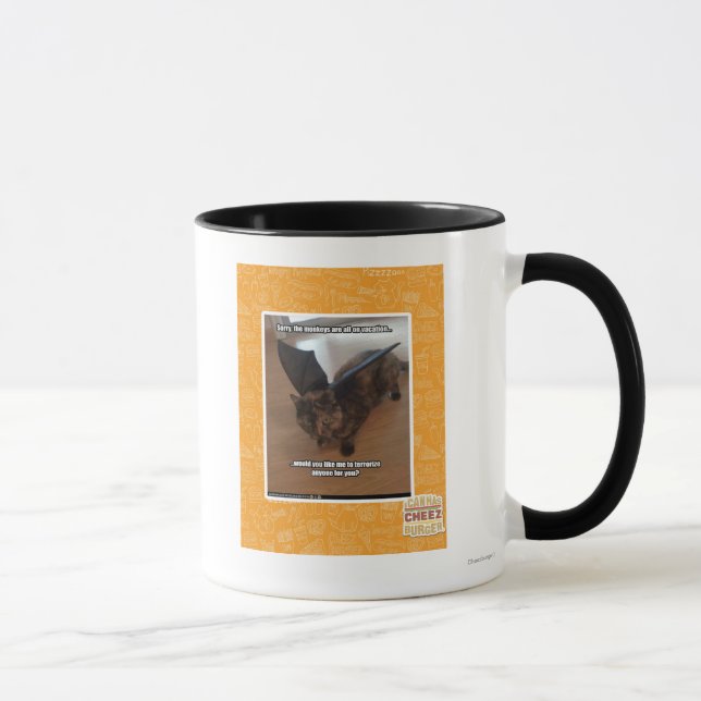 Monkeys on vacation mug (Right)