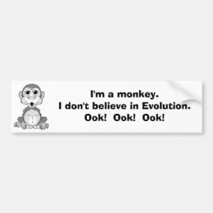 Monkeyvolution Bumper Sticker