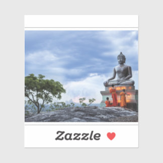 Monks and Buddha Statue