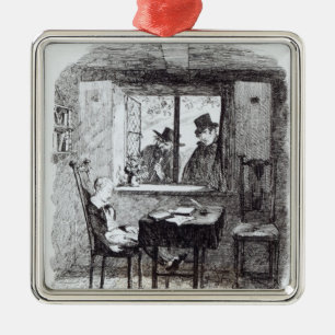 Monks and the Jew Discover Oliver Metal Tree Decoration