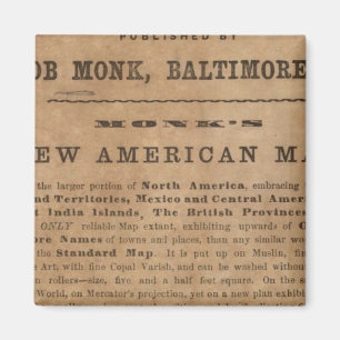 Monk's Central America, Cuba, and Florida Magnet