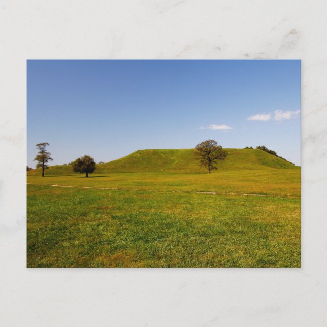 Monks Mound, Collinsville, Illinois Postcard (Front)