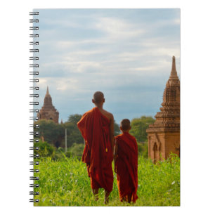 Monks with Ancient Temples Notebook