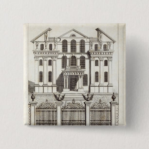 Monmouth House, Soho Square 15 Cm Square Badge