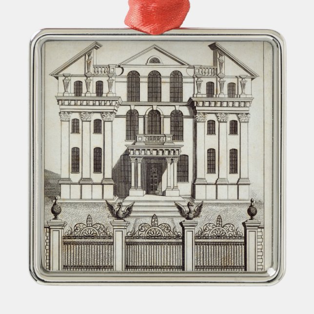 Monmouth House, Soho Square Metal Ornament (Front)