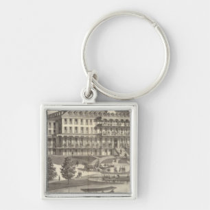 Monmouth House, Spring Lake Beach, New Jersey Key Ring